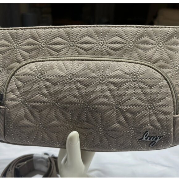 EUC Lug Flyer in Taupe with Crossbody Strap - Picture 2 of 5
